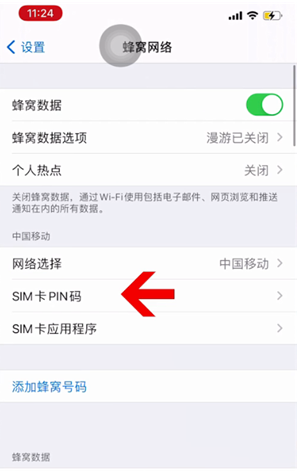 江苏苹果14维修网分享如何给iPhone14的SIM卡设置密码 