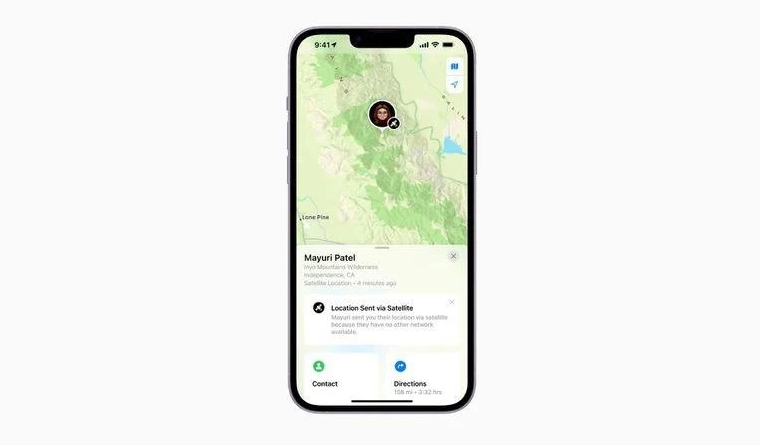 江苏苹果14维修分享iPhone14系列中 FindMy功能通过卫星分享位置方法教程 